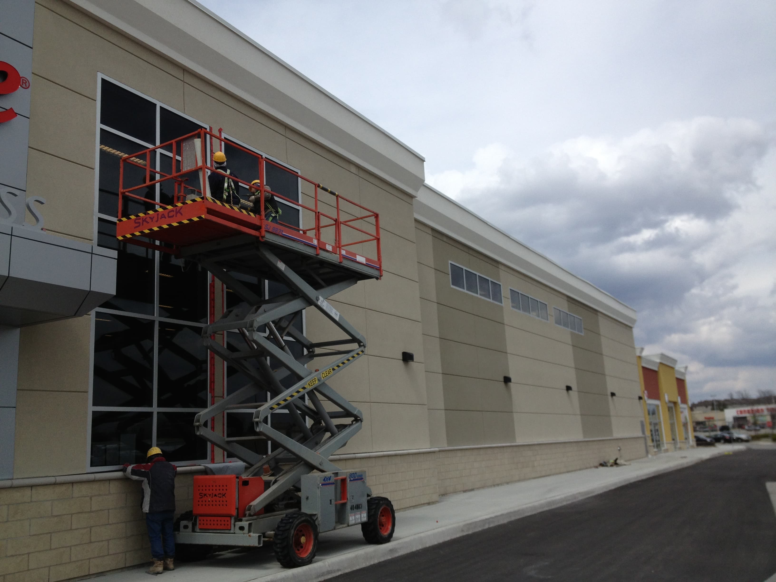 EIFS Installation Progress